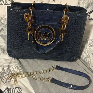 Sold❗️* Michael KORS - Stunning Crocodile Blue Two-Way